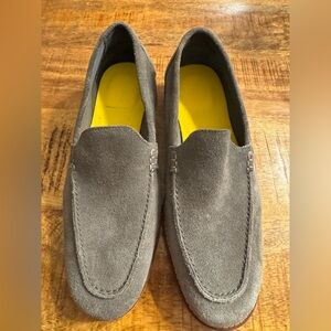 Cole Haan Feathercraft Grand Venetian loafer gray suede 8.5
